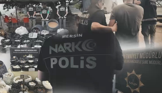 Mersin'deki operasyonlarda 3 milyon 542 bin uyuşturucu hap ele geçirildi, 8 zanlı yakalandı